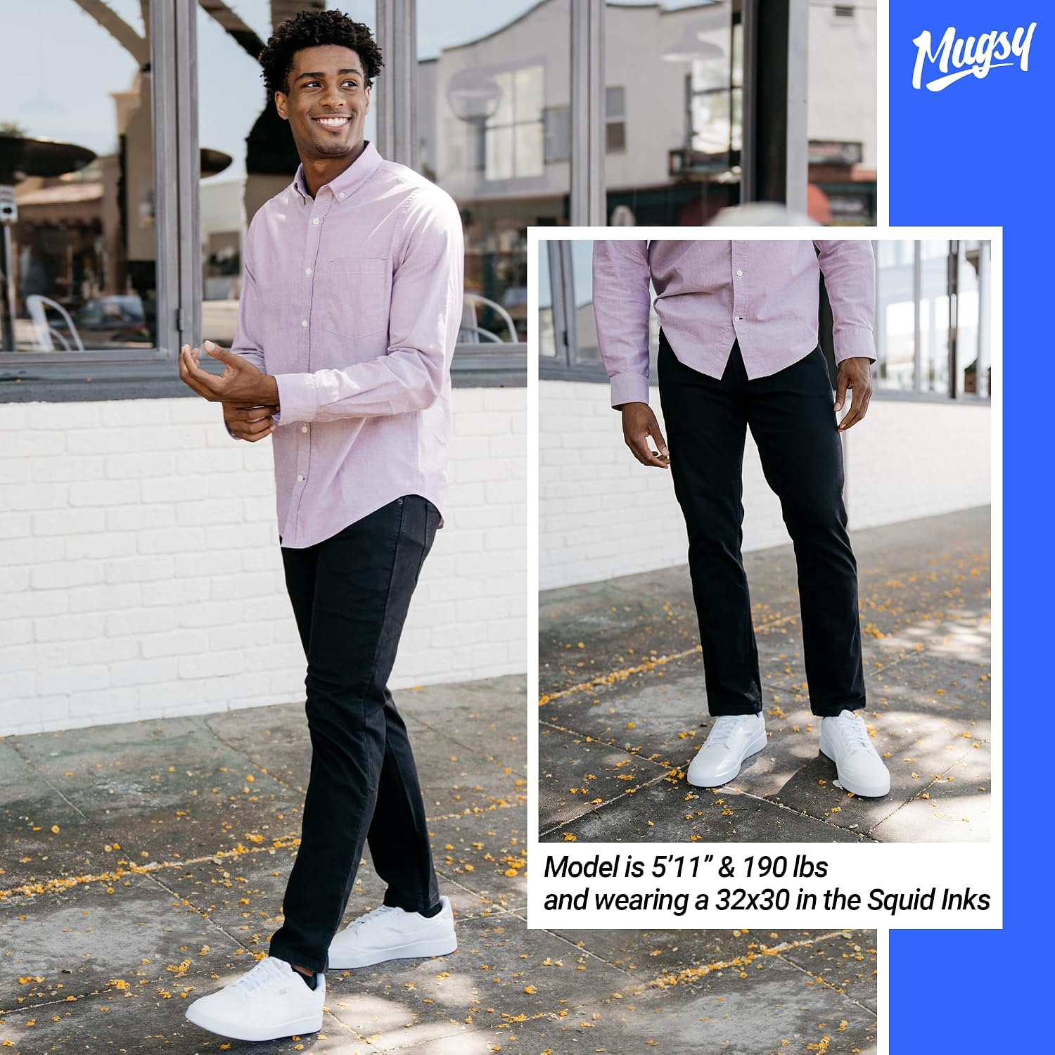 Jeans, Classic Fit, Stretch Denim Jeans for Men, image 2